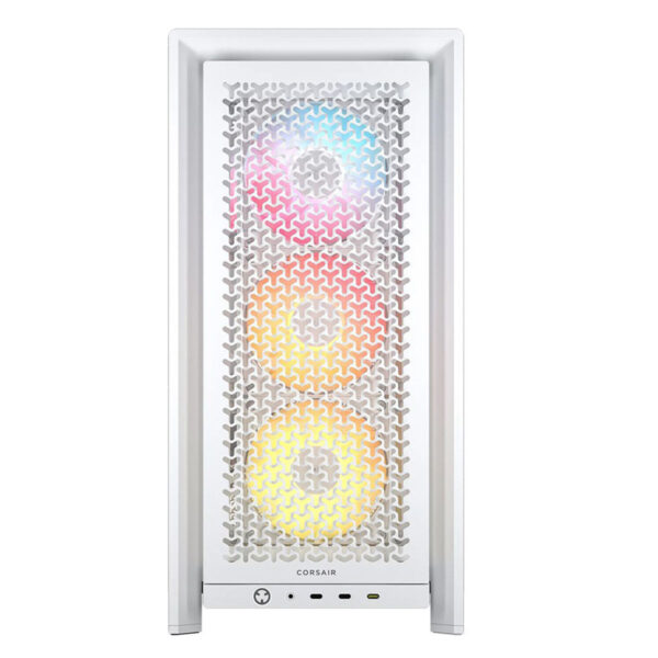 Corsair Frame 4000d Lcd Rs 4x120mm Argb Fan Mesh Temperli Cam Usb 3.2 Premium Mid Tower E Atx Beyaz Gaming Kasa (cc 9011327 Ww) 2