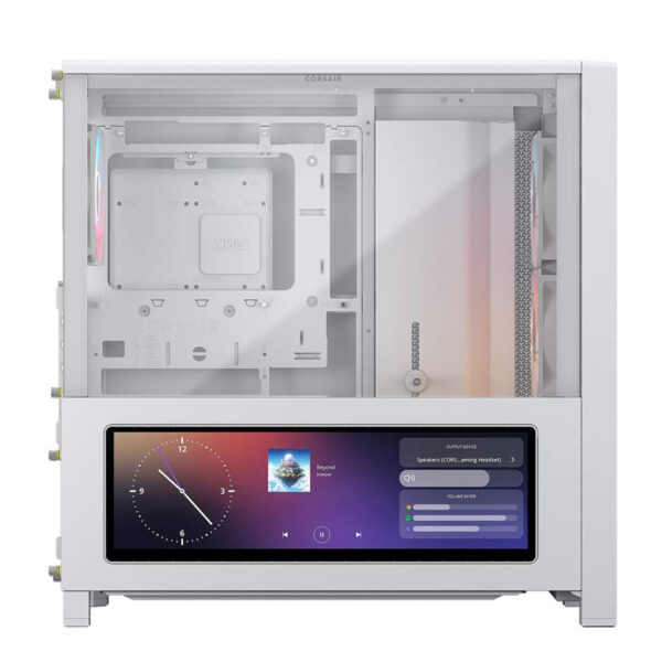 Corsair Frame 4000d Lcd Rs 4x120mm Argb Fan Mesh Temperli Cam Usb 3.2 Premium Mid Tower E Atx Beyaz Gaming Kasa (cc 9011327 Ww) 3