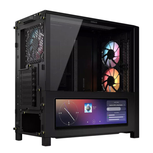 Corsair Frame 4000d Lcd Rs 4x120mm Argb Fan Mesh Temperli Cam Usb 3.2 Premium Mid Tower E Atx Dokunmatik Ekranlı Siyah Gaming Kasa (cc 9011326 Ww) 4
