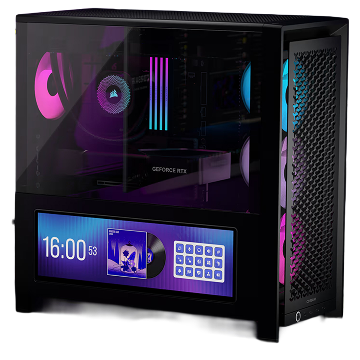 Corsair FRAME 4000D LCD RS Siyah Gaming Kasa - Gaming.Gen.TR
