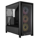 Corsair Frame 4000D RS Siyah 3x120mm ARGB Fan Mesh Temperli Cam USB 3.2 Mid Tower E-ATX Gaming Kasa (CC-9011296-WW)