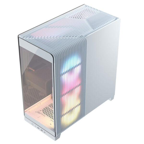 Corsair Frame 4500x Rs R Beyaz 3x120mm Argb Fan Panoramik Temperli Cam Usb 3.2 Mid Tower E Atx Gaming Kasa (cc 9011315 Ww) 3