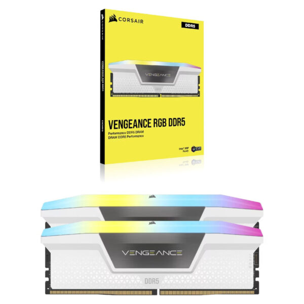 Corsair Vengeance Rgb 32gb (2x16gb) 6400mhz Cl36 Intel Xmp 3.0 Ddr5 Beyaz Ram (cmh32gx5m2b6400z36w) 6