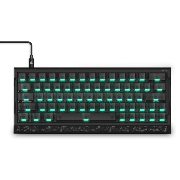 Iqunix Ev63 Dark Side Rs Magnetic X Pro Manyetik Switch 8k Hz Hall Effect Hotswap Rgb İngilizce Mekanik Gaming Klavye 1