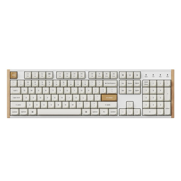 Keychron K10 He Beyaz 0 Gateron Nebula Manyetik Switch Hall Effect Rgb Kablosuz Hotswap Türkçe Mekanik Gaming Klavye (k10h Q1 Tr) 1
