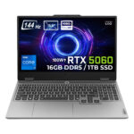 Lenovo LOQ 15IRX10 Intel Core i7-13700HX GeForce RTX 5060 8GB 100W 16GB DDR5 1TB SSD 15.6 inç Full HD 144Hz IPS FreeDos Gaming Laptop (83JE00LFTR)