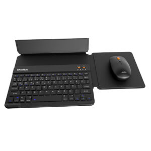 Meetion Btc9660 Siyah Ultra İnce Manyetik Kılıflı Kablosuz Türkçe Klavye Mouse Seti 01