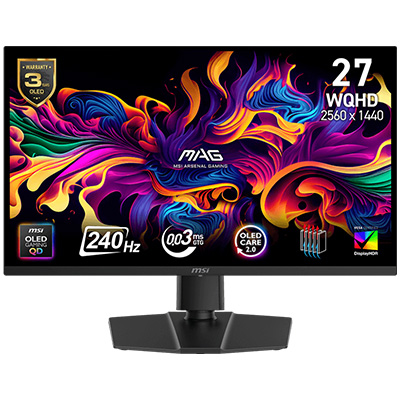 MSI MAG 273QP QD-OLED X24 Gaming Monitör H1