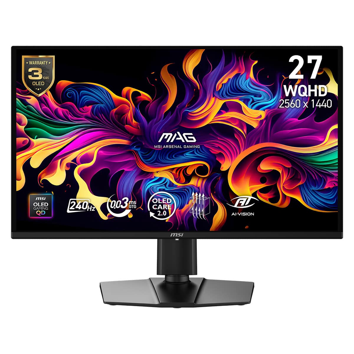 MSI MAG 274QP QD-OLED X24 26.5 inç Gaming Monitör - Gaming.Gen.TR