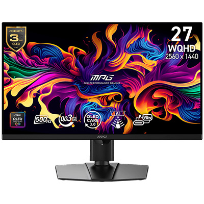 MSI MPG 271QR QD-OLED X50 Gaming Monitör H1