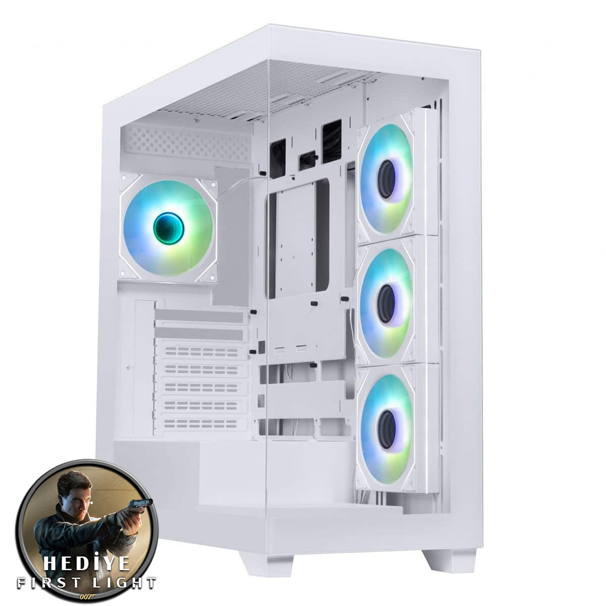 Nova White5070 Intel I5 14400f Tray Asus Prime Geforce Rtx 5070 Oc 12gb White 32gb Ram 1tb M.2 Ssd Sistem Tavsiyesi 007 First Light Hediyeli 1