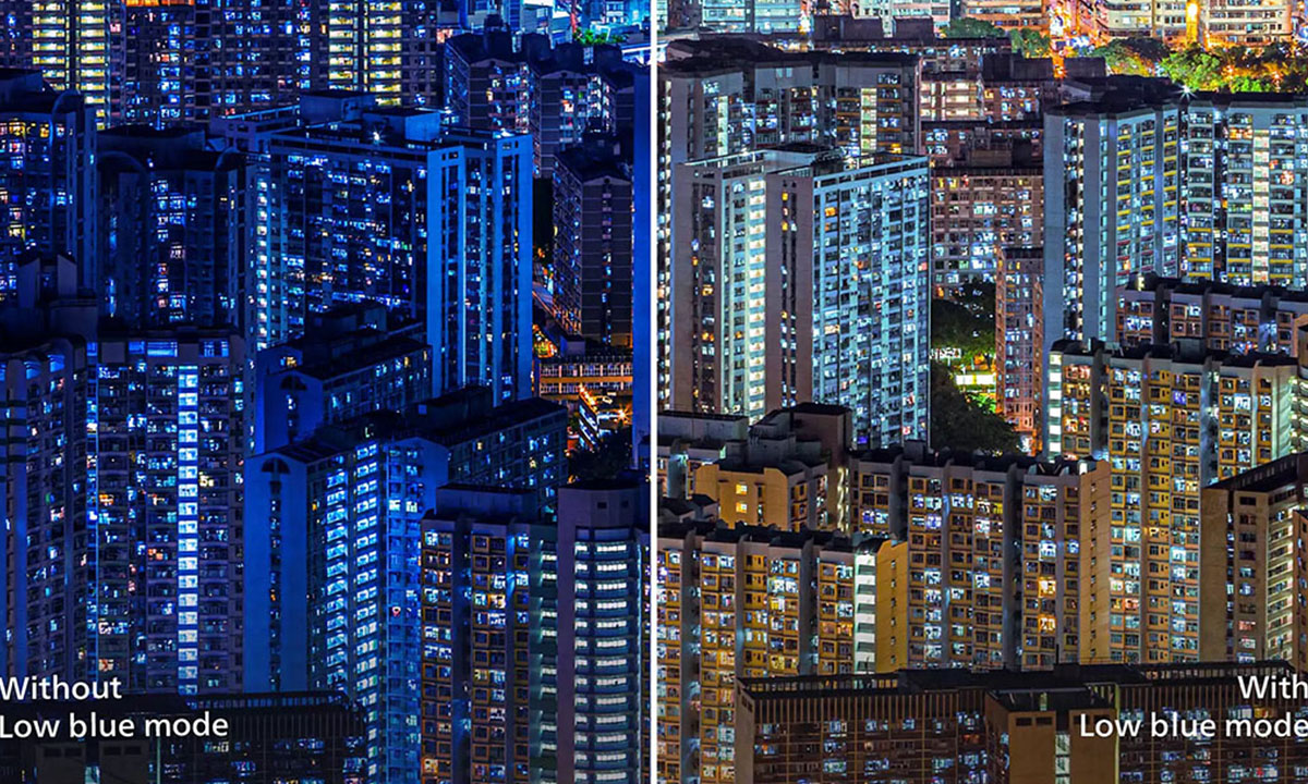 Gözü Rahatsız Etmeyen, Verimli LowBlue Modu