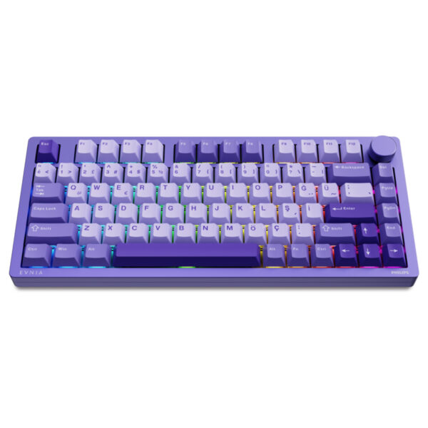 Philips Evnia Spk8618uprh 38 Mor U Purple Switch Hotswap Rgb Kablosuz Turkce Mekanik Gaming Klavye 2