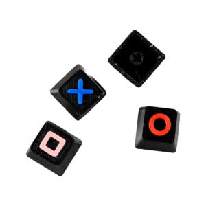 Yüksek kaliteli PlayStation 4 veya Xbox kontrol tuşları, renkli ve dayanıklı, oyun konsolu aksesuarları, oyun keyfini artırmak için.