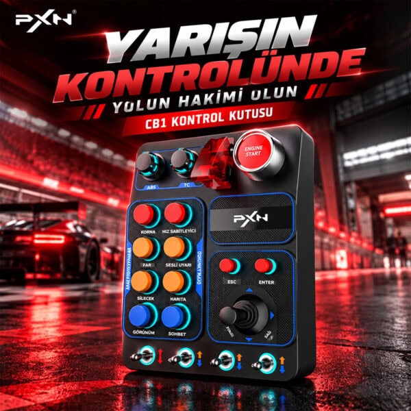 Pxn Cb1 Simülasyon Oyunlar Için Çok İşlevli Kontrol Düğme Kutusu 2