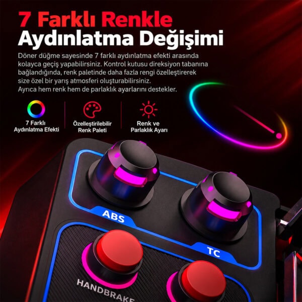 Pxn Cb1 Simülasyon Oyunlar Için Çok İşlevli Kontrol Düğme Kutusu 3