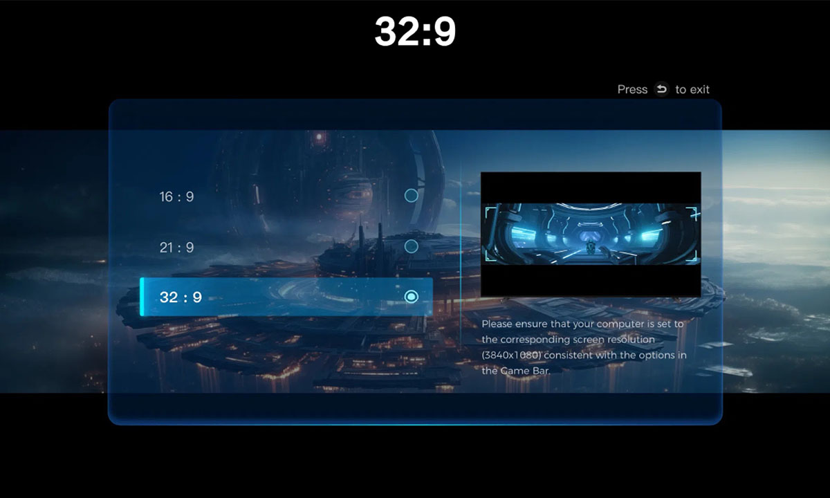 Süper Geniş Oyun Görünümü