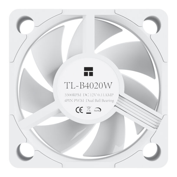 Thermalright Tl B4020w 40mm Beyaz Kasa Fani 3