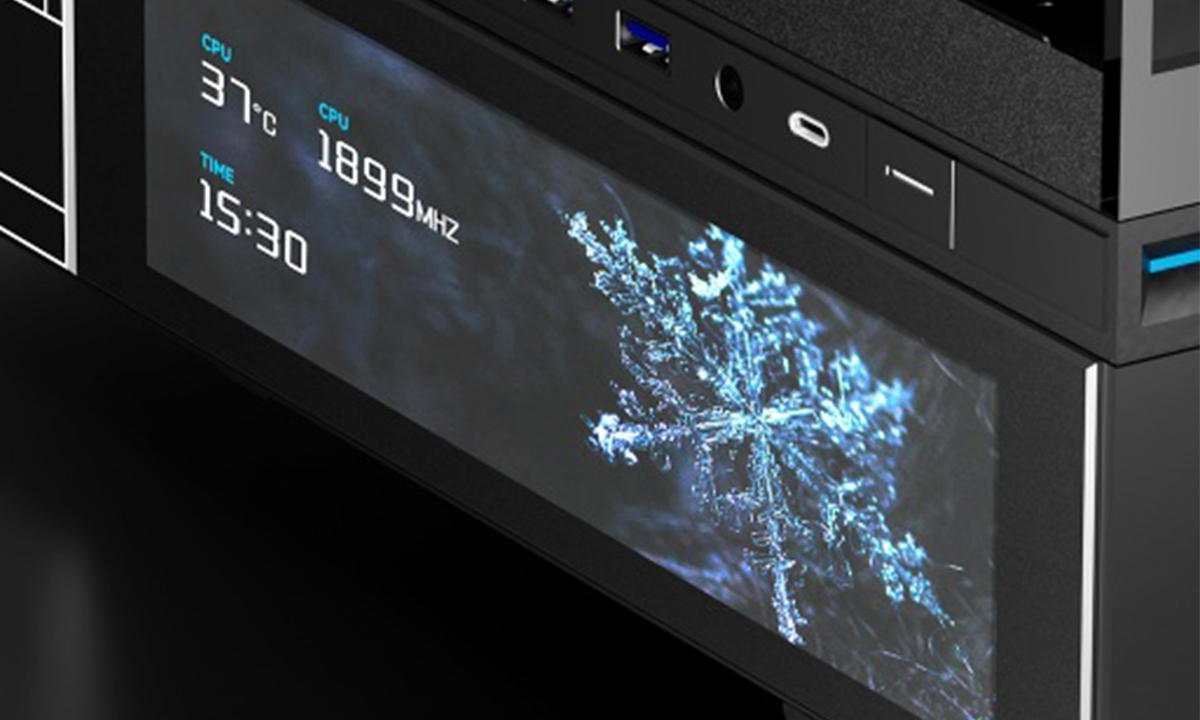 9,16 inç geniş düz ekran