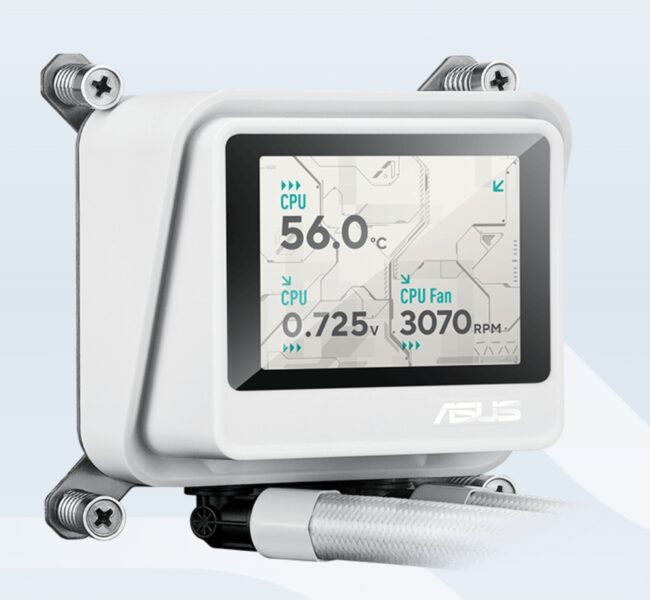 MAX Gaming LC 360 ARGB LCD White Edition