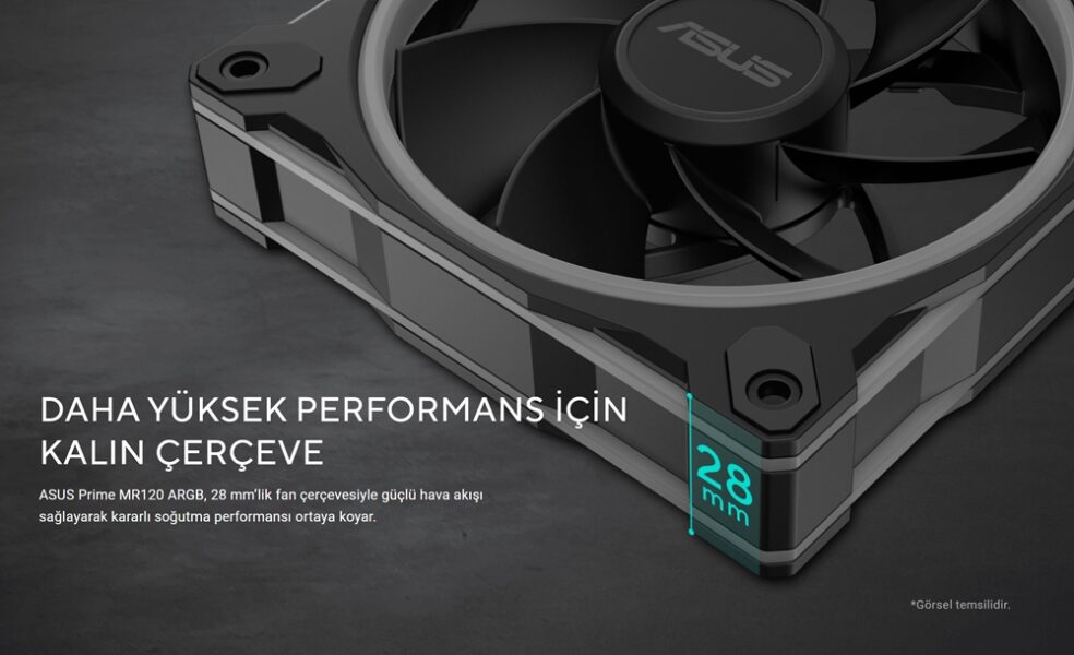 ASUS Prime MR120 ARGB Fan - Triple Pack