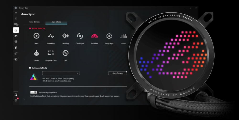 ASUS ROG STRIX LC II 240 ARGB V3 240mm Intel-AMD Uyumlu Beyaz İşlemci Sıvı Soğutucu, RGB aydınlatmalı fanlar ve şık tasarımıyla yüksek performans ve estetik sunar.