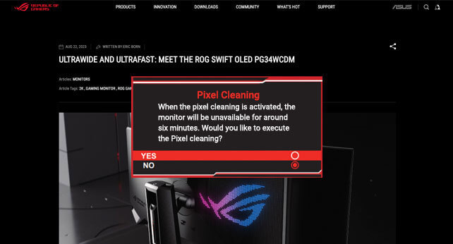 ROG Strix OLED XG34WCDMTG ROG Strix OLED XG34WCDMTG