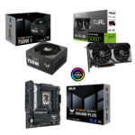 ASUS DUAL GeForce RTX 5060 Ti OC 8GB Ekran Kartı + ASUS TUF Gaming B860M-PLUS Anakart + ASUS TUF Gaming 750G 750W Güç Kaynağı