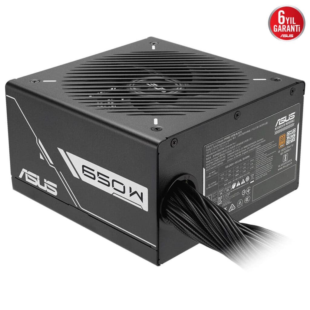 ASUS PRIME-650B 650W 80+ Bronze Güç Kaynağı - Gaming.Gen.TR