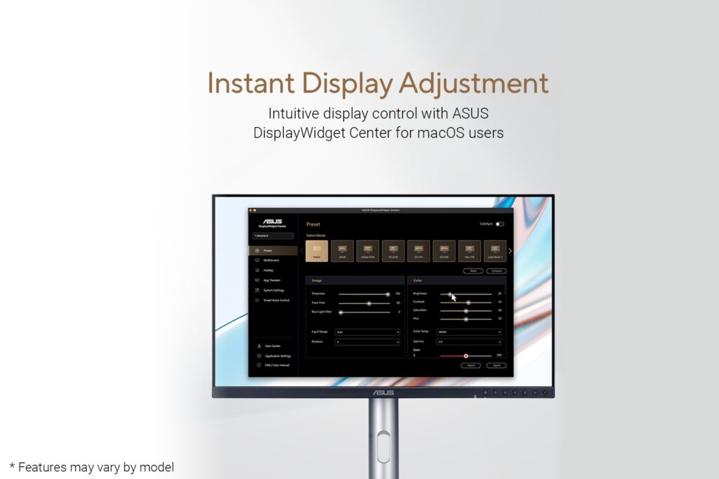 Asus Proart Ekranlarda Mac Ile Is Akislarini Daha Verimli Hale Getiren Ozelliklerini Duyurdu 2
