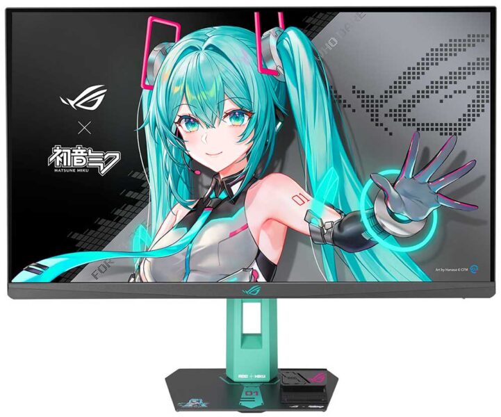 ASUS ROG Strix XG27ACMEG-G Hatsune Miku Edition Pivot Gaming Monitör H1