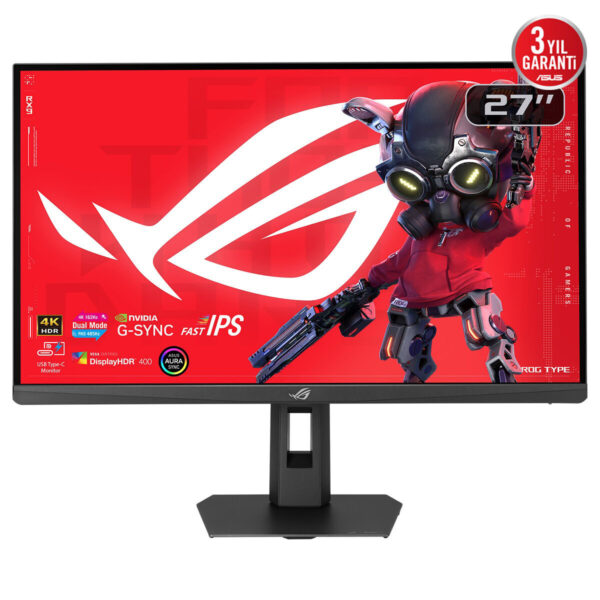 Asus Rog Strix Xg27ucg Gen2 (xg27ucgr) 27 Inç 162hz 4k Uhd 0.3ms 485hz Full Hd Dual Mode Adaptive Sync Fast Ips Gaming Monitör 2
