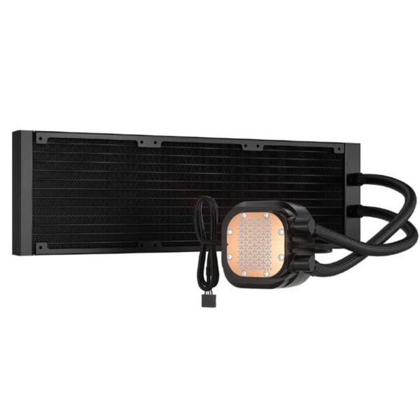 Corsair Nautilus 360 RS LCD ARGB 360mm işlemci sıvı soğutucu, Intel ve AMD uyumlu, yüksek performanslı ve şık tasarımlı bilgisayar soğutma çözümü.