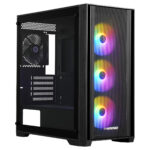 Enermax StarryFort SF21 RGB 4x120mm Fan Mesh Temperli Cam USB 3.2 Mid Tower mATX Gaming Kasa (ECA-SF21-BB-ARGB-01)