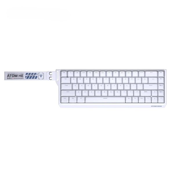 Fantech Mk811 Atom He68 White Magnetic Emerald Switch 8k Hz Hall Effect İngilizce Mekanik Gaming Klavye 1