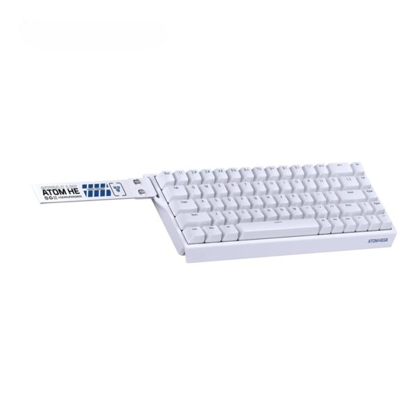 Fantech Mk811 Atom He68 White Magnetic Emerald Switch 8k Hz Hall Effect İngilizce Mekanik Gaming Klavye 5