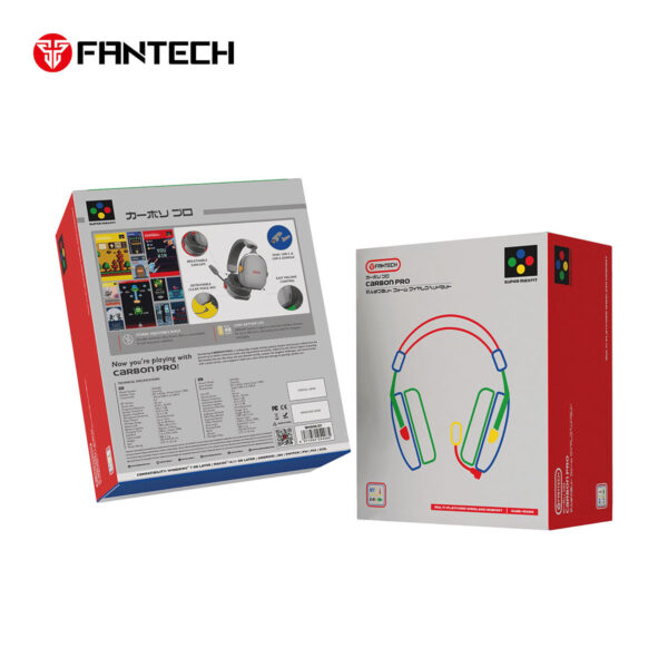 Fantech Whg06 Carbon Pro Grey Super Maxfit Kablosuz Gaming Kulaklık 3