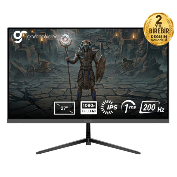 Gameraider Atum Gr27f20i 27 Inc 200hz 1ms Full Hd Adaptive Sync Ips Gaming Monitor 2 Yil Birebir Degisim Garantili Y1