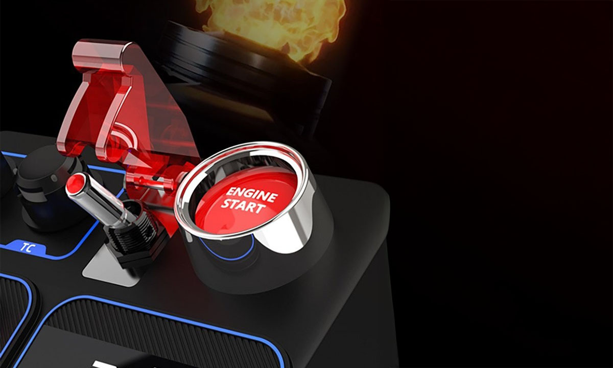 Bağlantı Kolu Düğmesi, Tek Düğmeli Çalıştırma/Durdurma Motoru Gerçek Yarışı Simüle Eden Kontroller