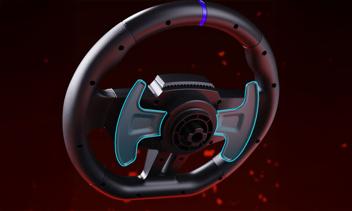 Formula Stili Taklit Çift Vites Değiştirme Kolları