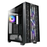 VENTO VG4252L ARGB Mesh Temperli Cam USB 3.0 FSP1000-50ADA 1000W 80+ Gold Mid Tower E-ATX Gaming Kasa
