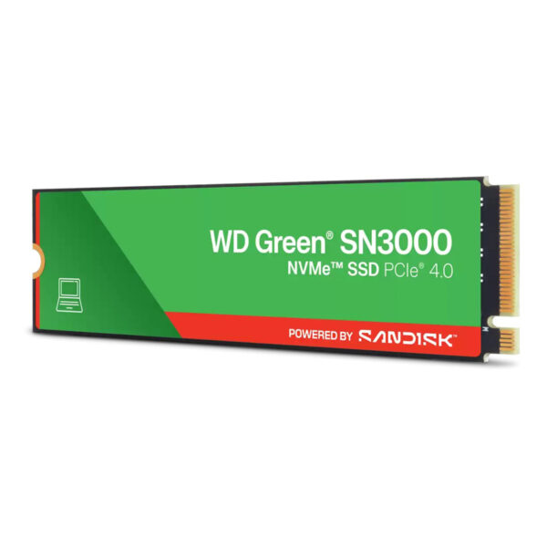 Wd Green Sn3000 1tb Nvme Pcie Gen4 X4 Okuma 5000mb 4200mb M.2 Ssd (wds100t4g0e) 2