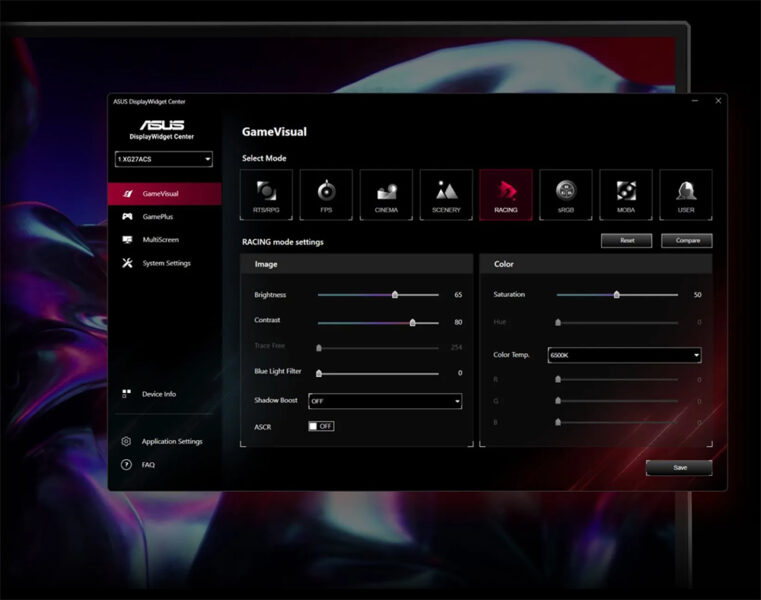 ASUS ROG Strix XG27ACS Gaming Monitör h11