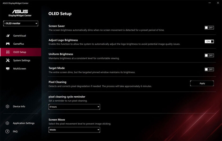 ASUS ROG Swift OLED PG39WCDM Gaming Monitör H11