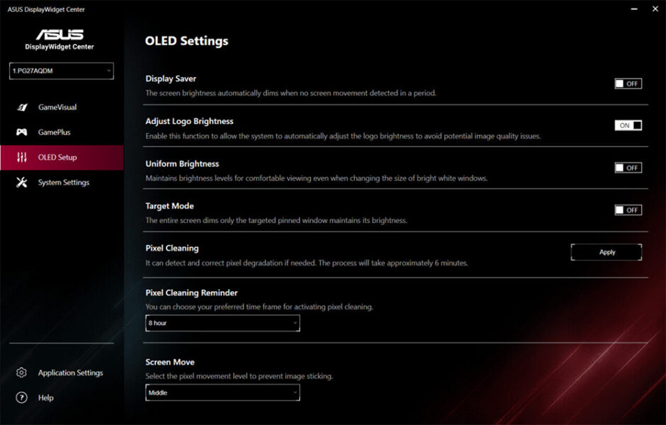 ROG Swift OLED PG27AQDM ROG Swift OLED PG27AQDM