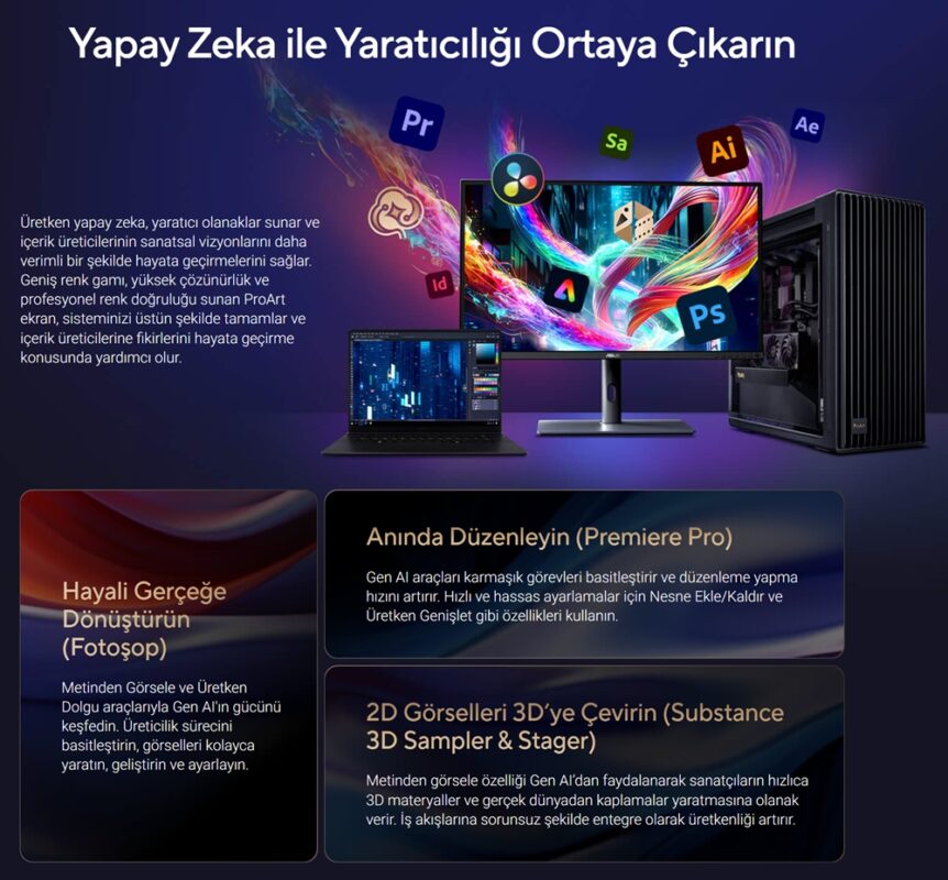 ASUS ProArt PA248QFV 24.1 inç 100Hz 5ms WUXGA Adaptive Sync IPS Pivot Monitör h15