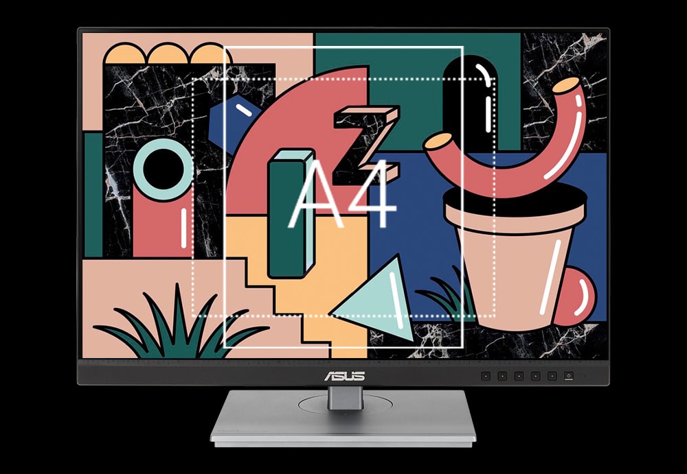 ASUS ProArt Display PA248CNV 24.1 inç profesyonel monitör, 75Hz yenileme hızı ve WUXGA çözünürlük ile renk doğruluğu ve geniş görüş açısı sağlar.