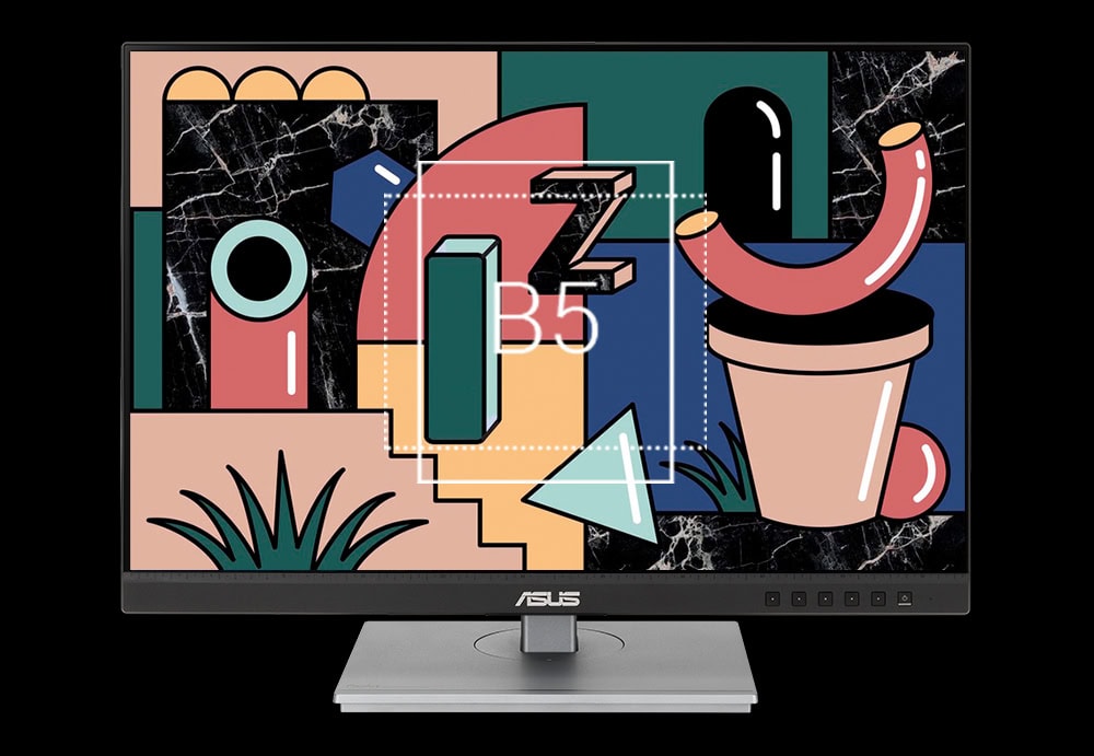 ASUS ProArt Display PA248CNV 24.1 inç profesyonel monitör, 75Hz yenileme hızı ve WUXGA çözünürlük ile renk doğruluğu ve geniş görüş açısı sağlar.