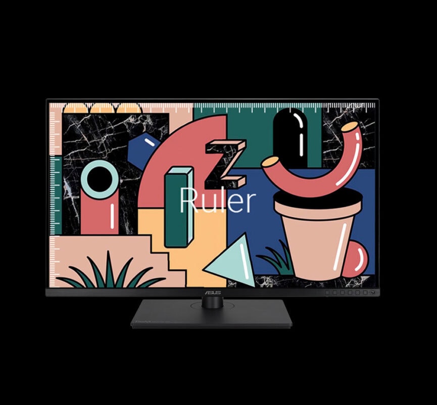 ASUS ProArt Display PA328CGV 32 inç 165Hz 2K WQHD IPS monitör, renk doğruluğu ve yüksek performansıyla profesyonel tasarım ve grafik çalışmaları için ideal.