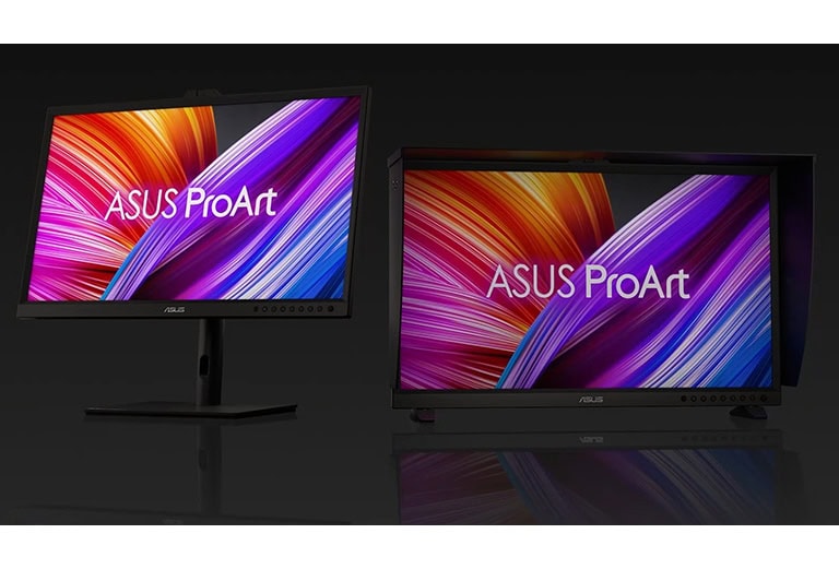 ASUS ProArt OLED PA32DC 31.5 inç 4K UHD OLED monitör, profesyonel grafik ve tasarım işleri için yüksek renk doğruluğu ve 60Hz yenileme hızına sahip.